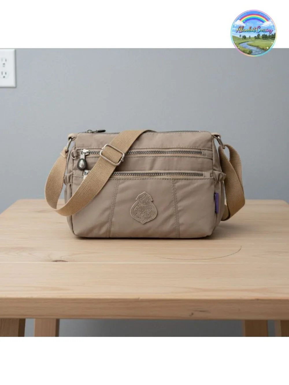 Waterproof Nylon Crossbody Shoulder Bag Lightweight Messenger Purse